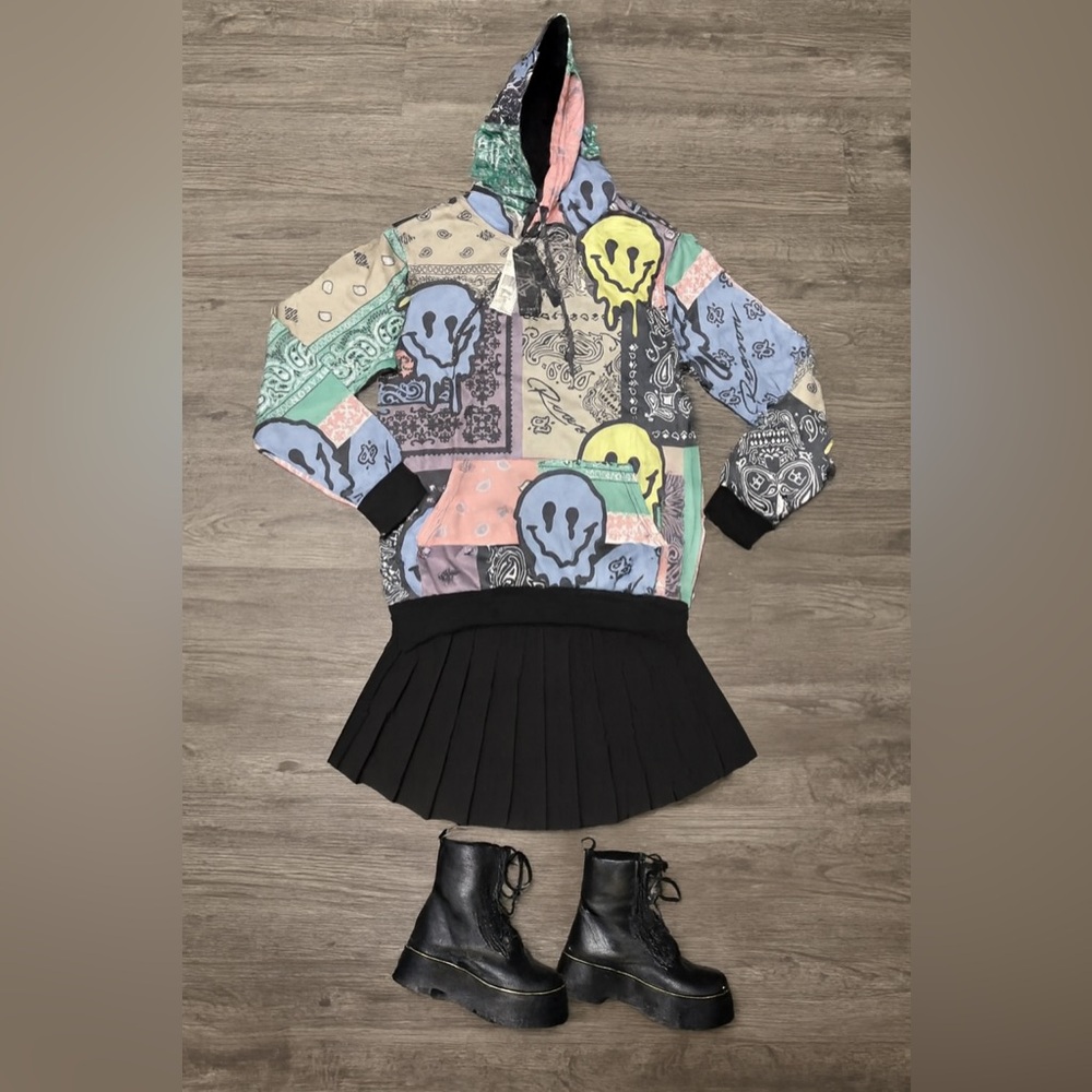 Reason Multicolor Graphic Men's Hoodie